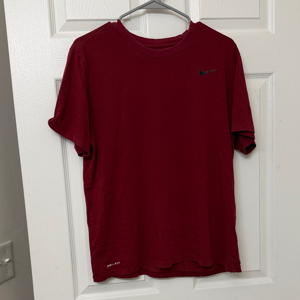 Nike Men’s Short Sleeve Dri-FIT T-Shirt - Wine